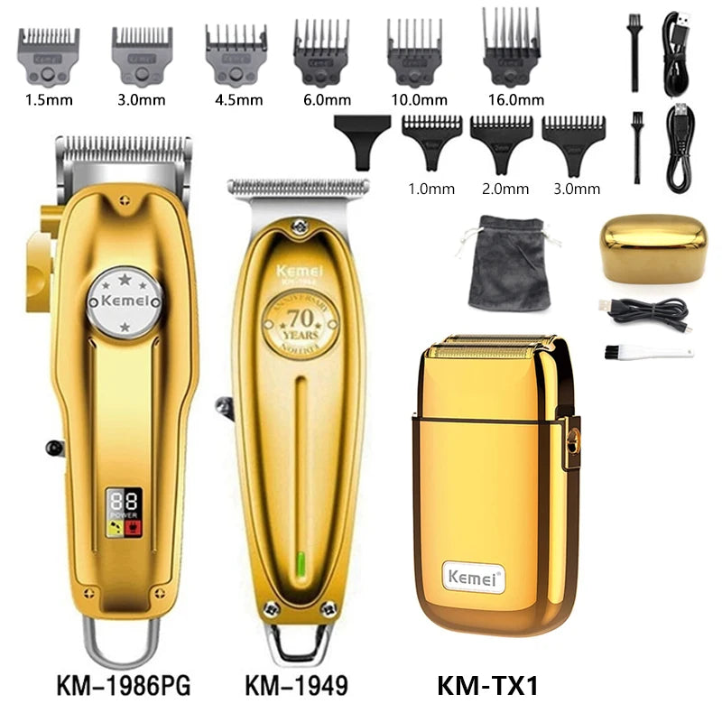 Kemei TX1 Full Metal Electric Shaver