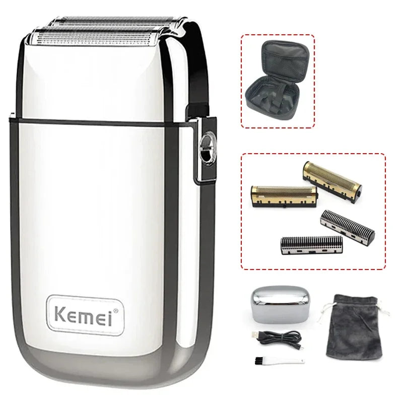 Kemei TX1 Full Metal Electric Shaver