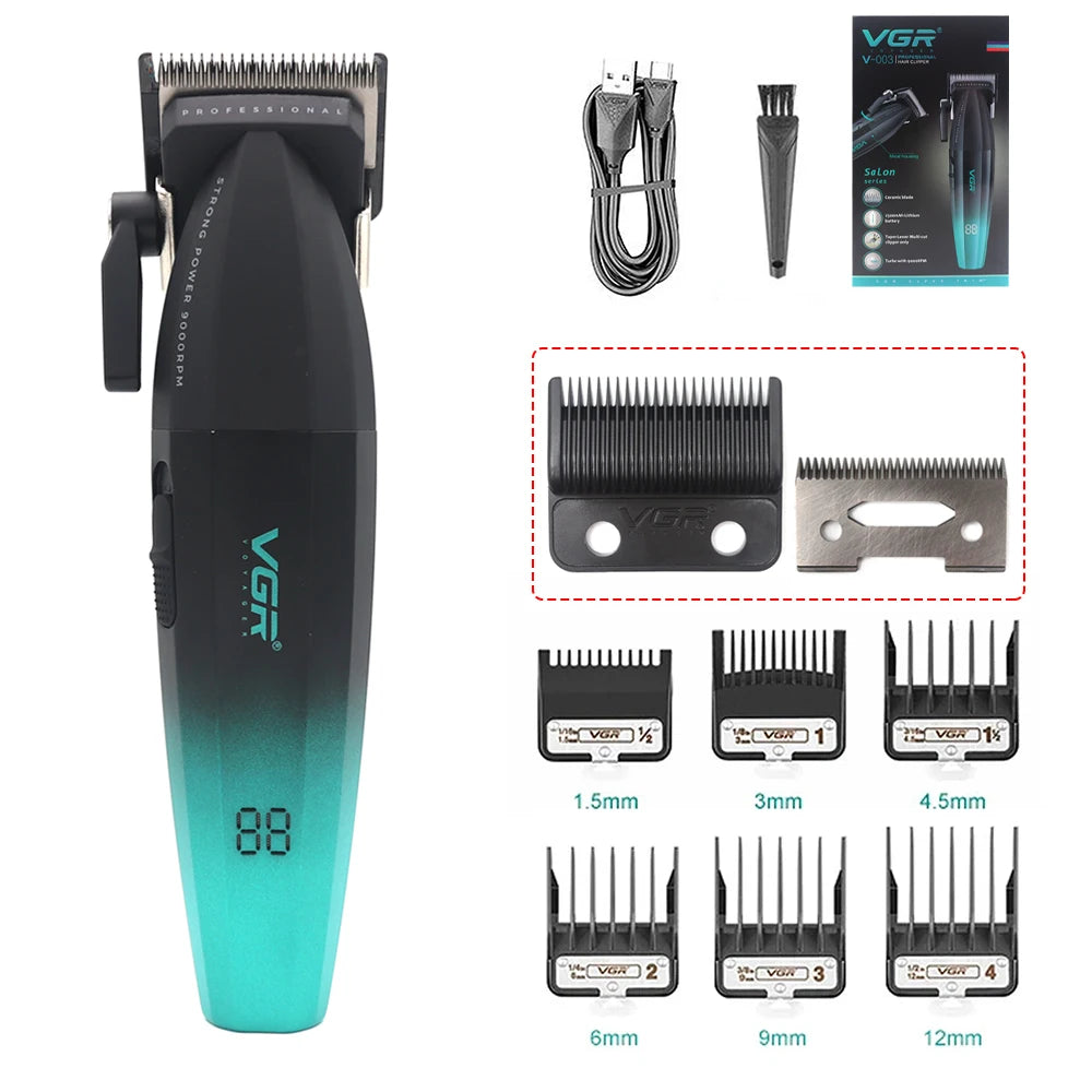 VGR Professional Hair Clipper Kit