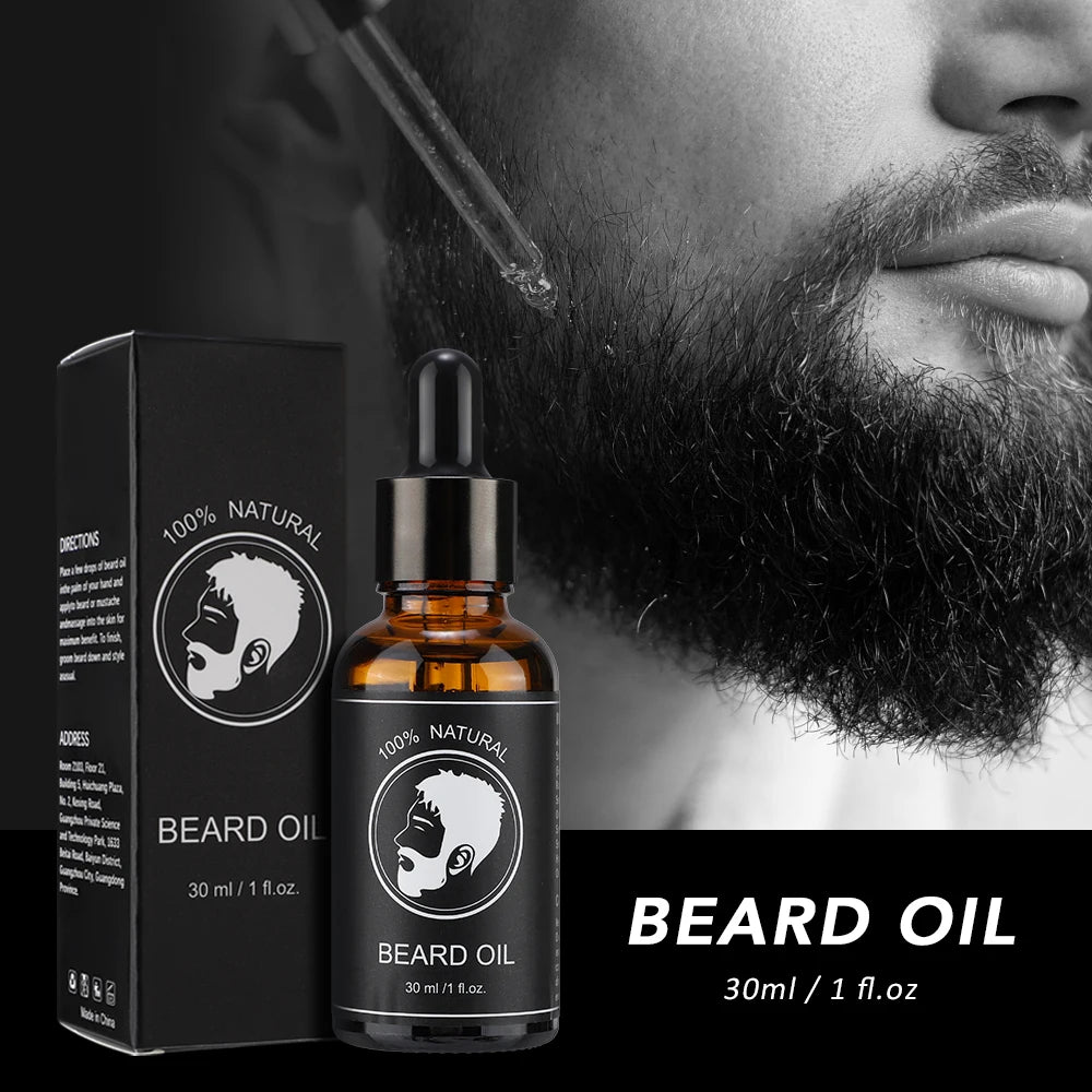 Facial Hair Beard Growth Oil For Men