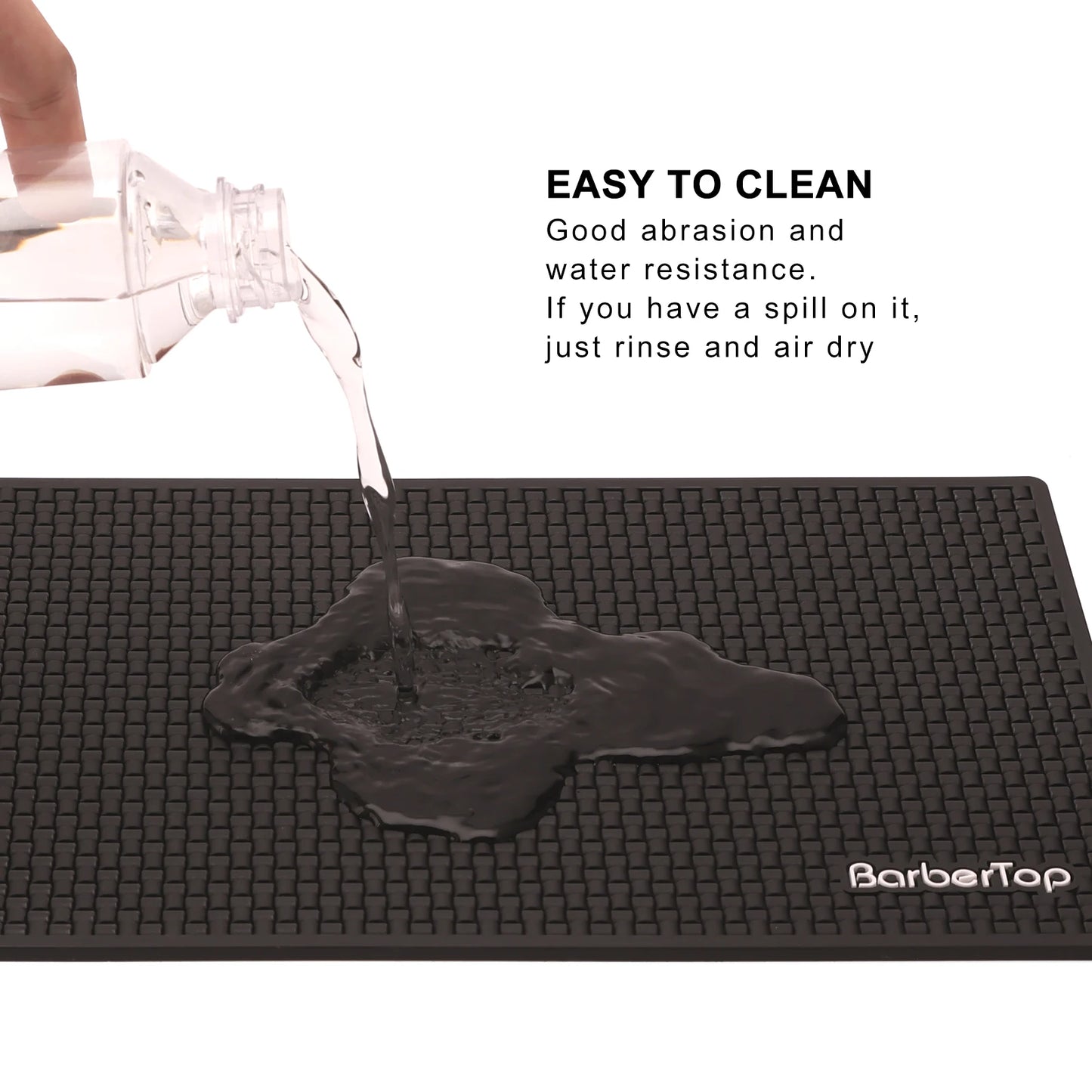 Black Anti-skid Mat for Barbers