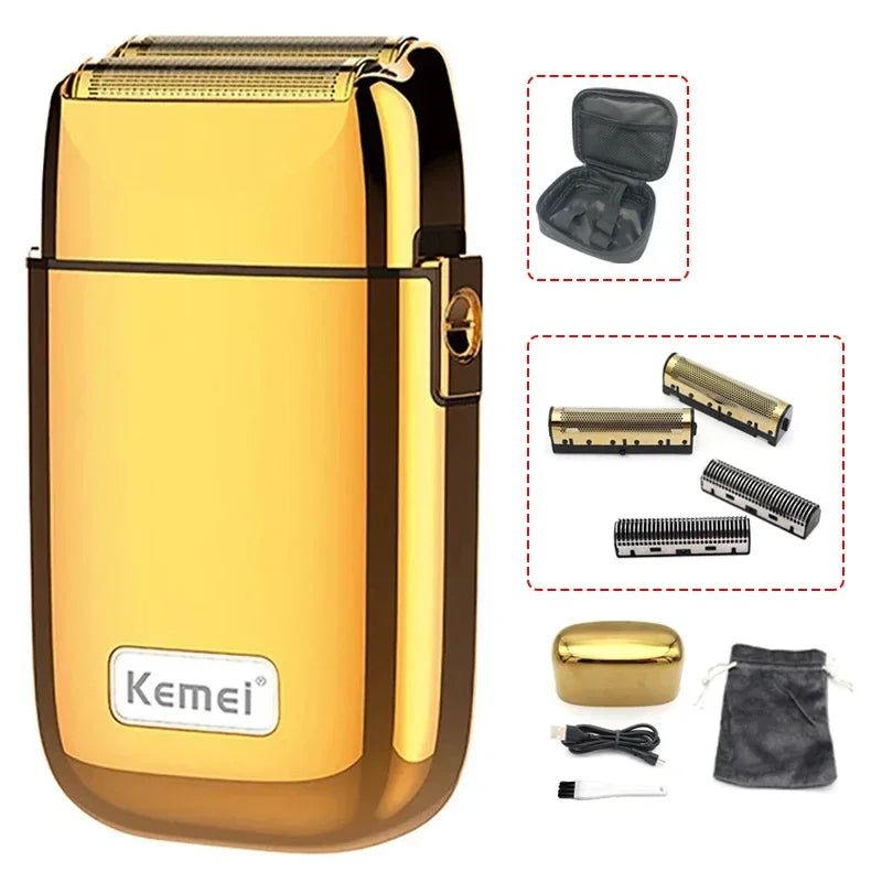 Kemei TX1 Full Metal Electric Shaver