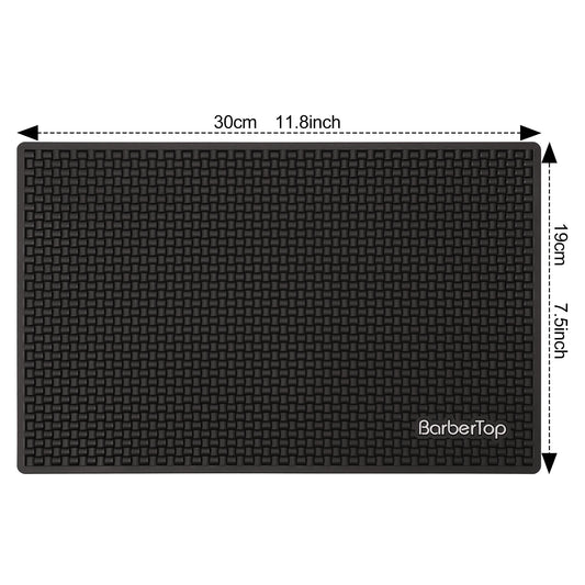 Black Anti-skid Mat for Barbers