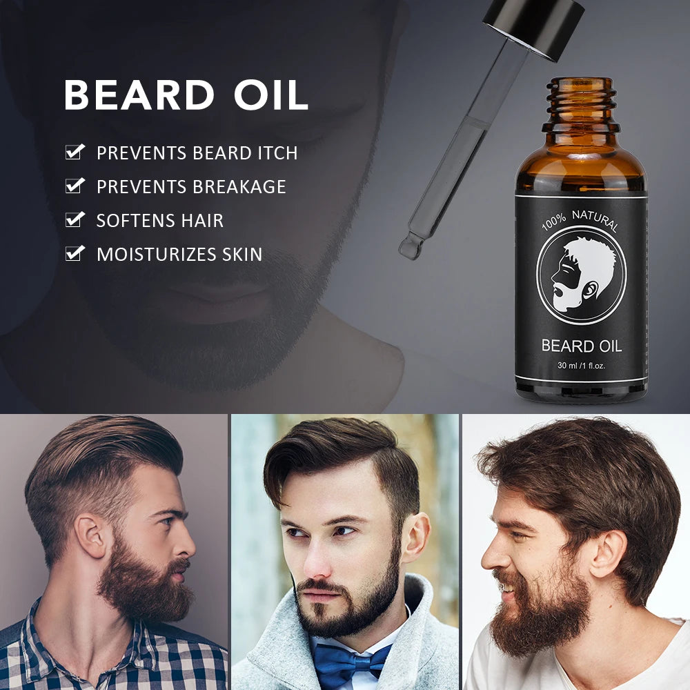 Facial Hair Beard Growth Oil For Men